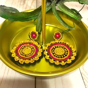 🥰NWOT BOHO Medallion Earrings